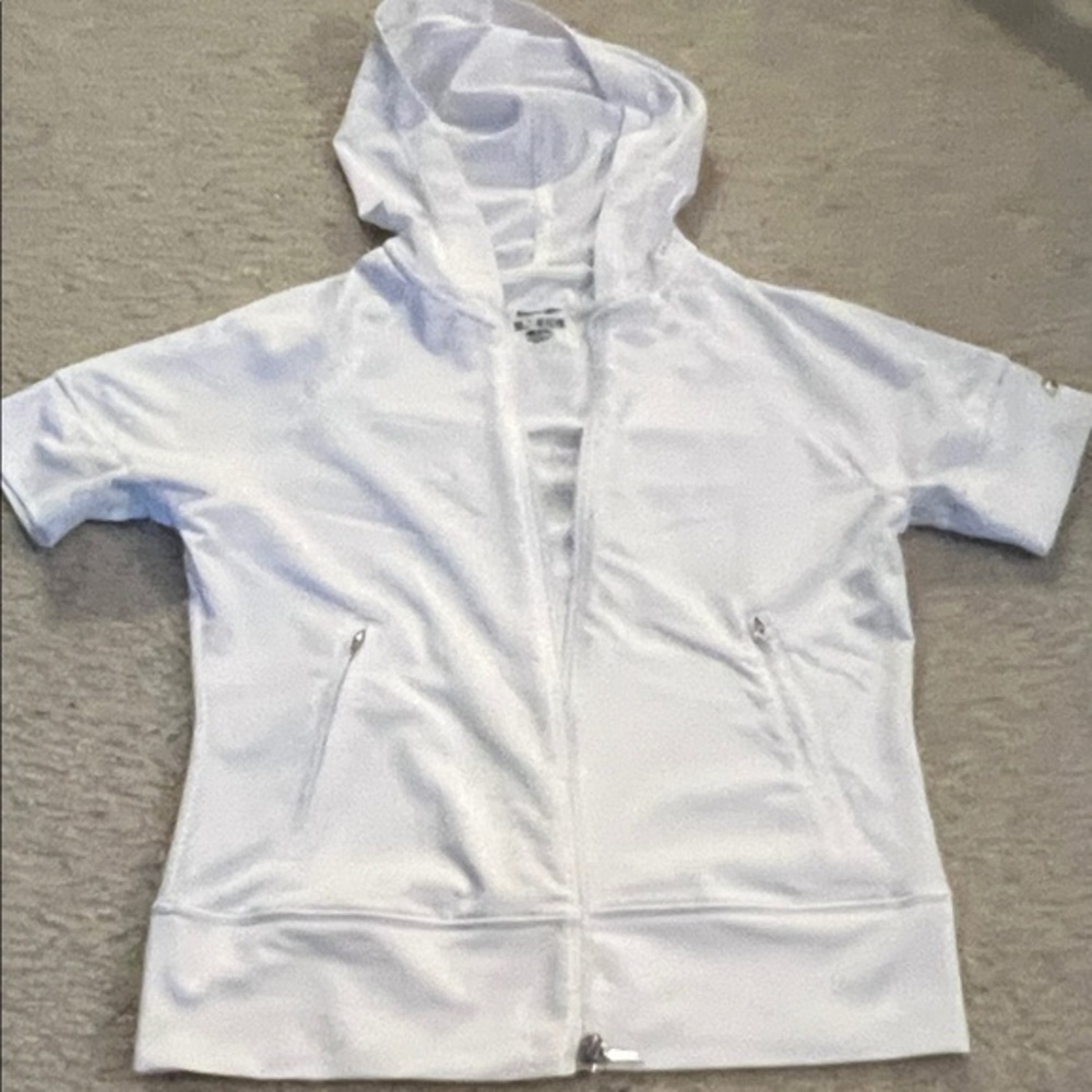 Rbk White‎ Short Sleeve Breathable Hoodie